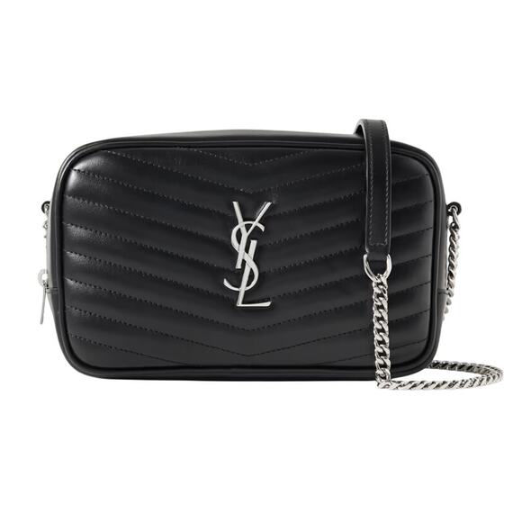 NEW SAINT LAURENT YSL BLACK LOU QUILTED LEATHER CROSSBODY BAG BOX AUTHENTIC! - Picture 1 of 12